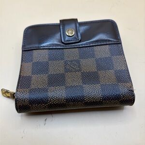 LV Louis Vuitton DAMIER EBENE WALLET